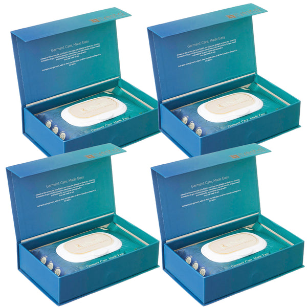 ReNue Luxury Fabric Wipes 20s Pack of 4