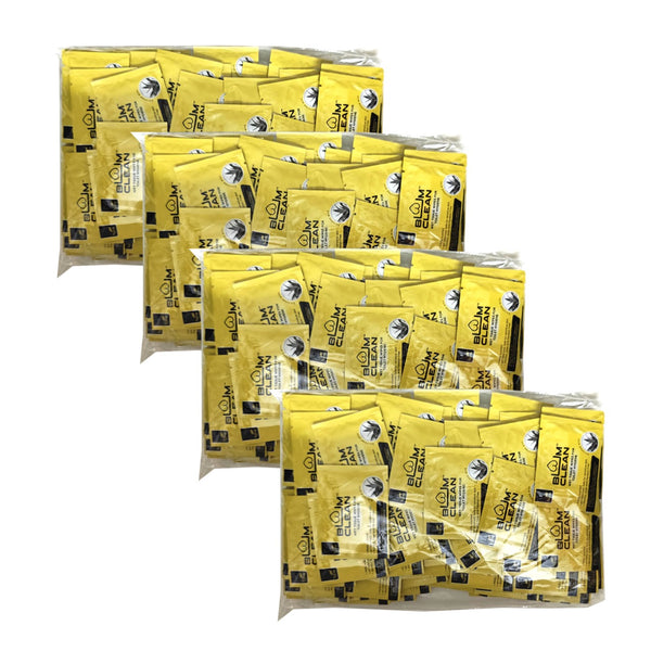 Bum Clean | 1s x 25 = wipes | Yellow | Polybag | pack of 4