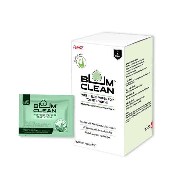 Bum Clean 1s x 25 = wipes Green