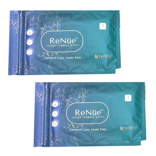 Renue Luxury Fabric wipes 3s Pack of 2