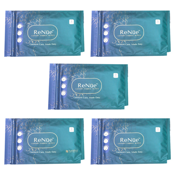 ReNue Fabric Wipes 3s  5 packs