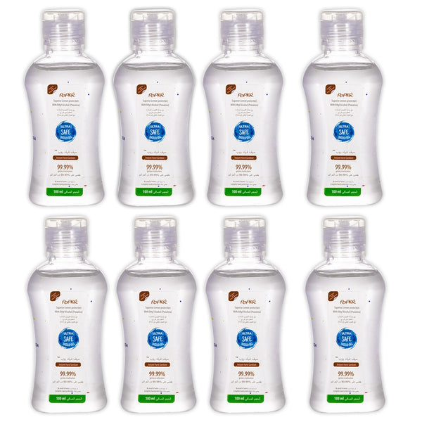 Ultra Safe Shield Gel Instant Hand Sanitizer 100 ml Combo of 8