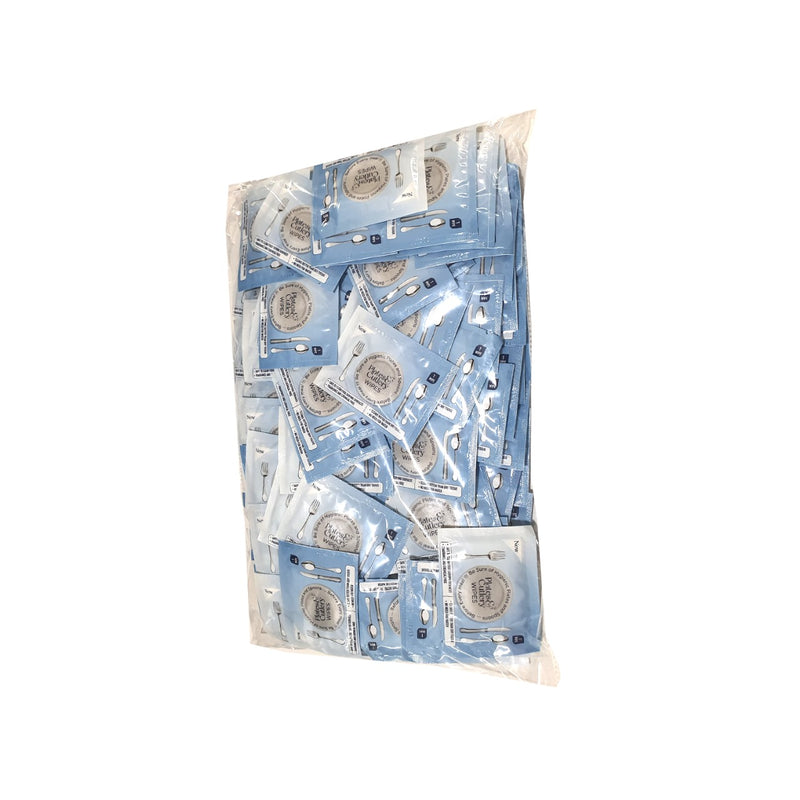 Plates and Cutlery Wipes 1s x 25 | Polybag | Pack of 1